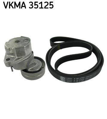 Kit de courroie d'accessoire (Courroie d’alternateur) SKF ref. VKMA 35125